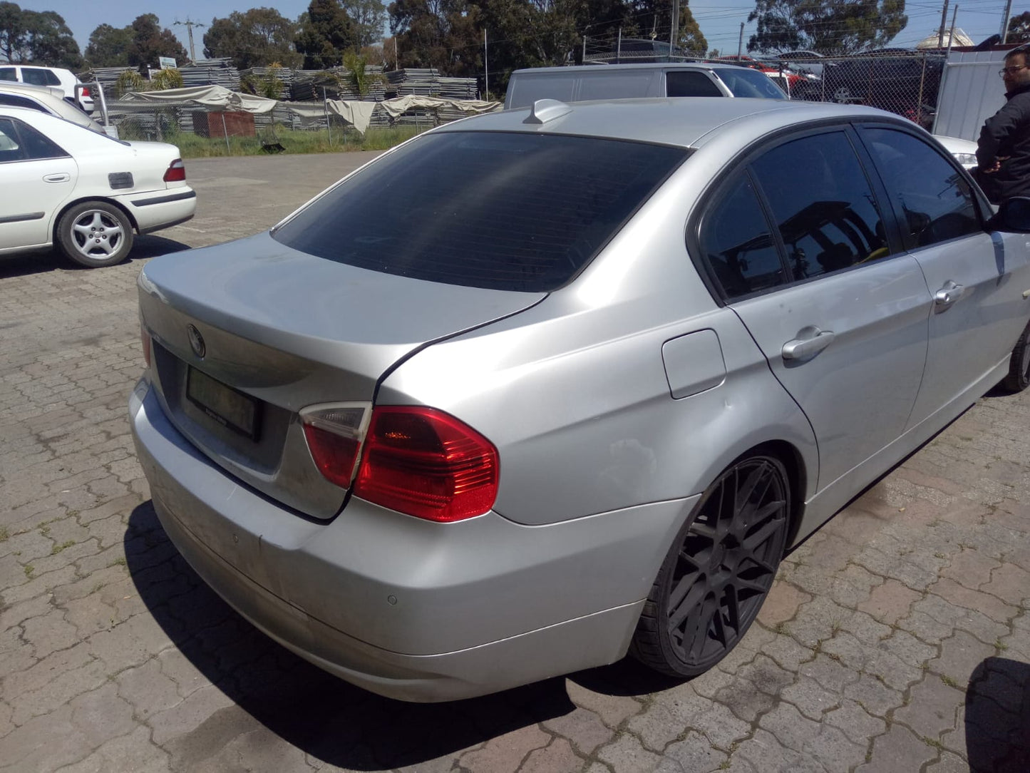 2007 BMW 3 SERIES E90, SEDAN, NON PARK SENSOR TYPE, 03/05-10/08 51127141053 REAR BUMPER