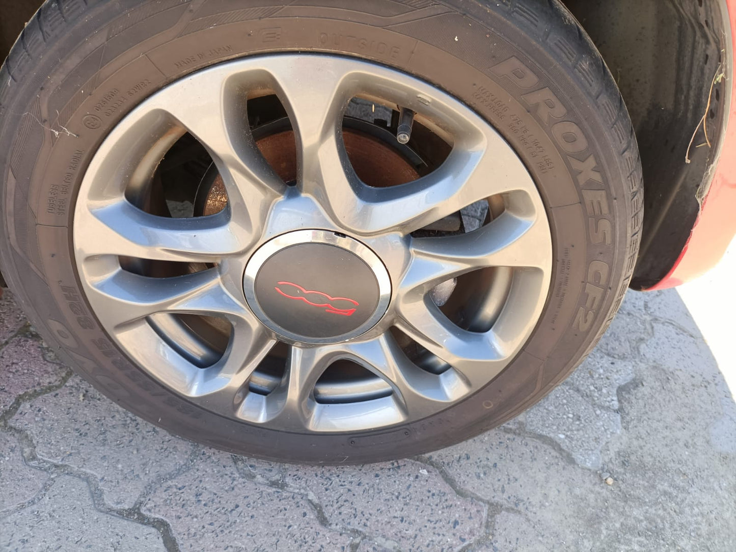 2014 FIAT 500 LEFT FRONT DOOR LOCK, 03/08- 51827415 DOOR BOOT GATE LOCK