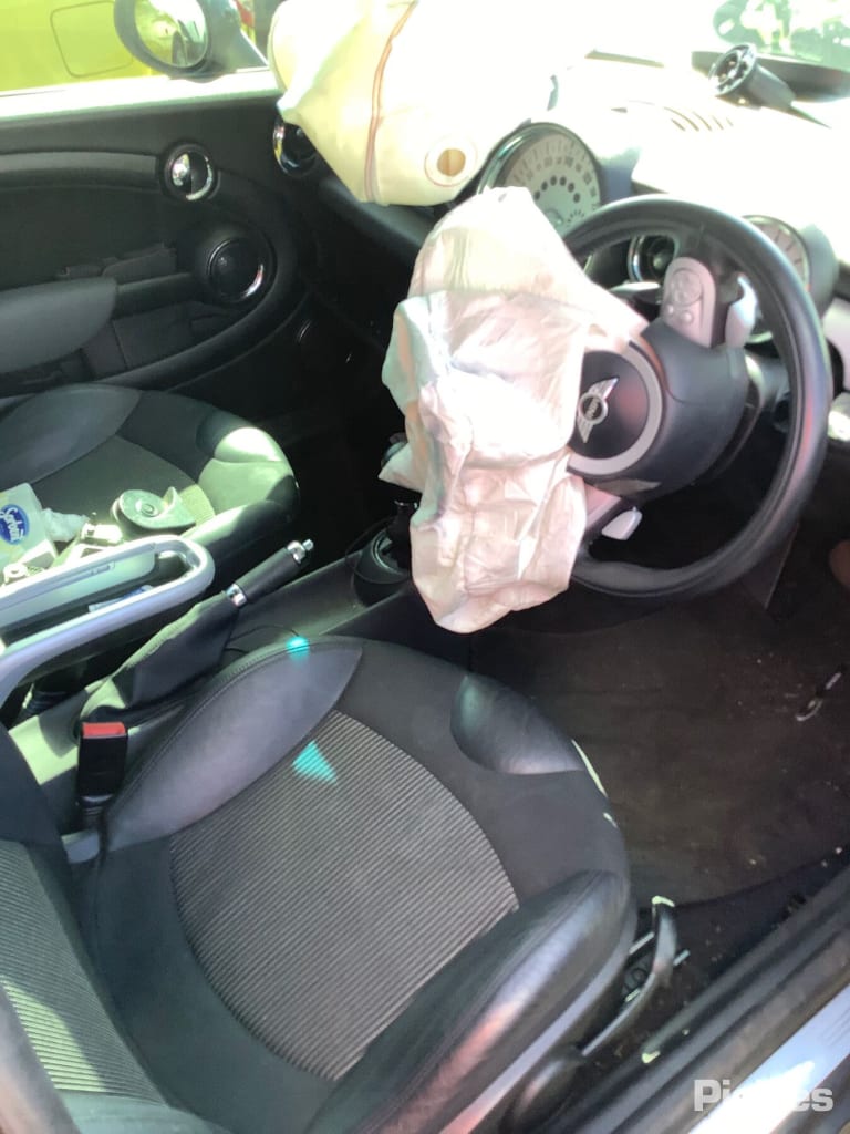 2010 MINI COOPER CLOCKSPRING***USE COMBINATION SWITCH PART TYPE***  AIRBAG MODULE SENSOR