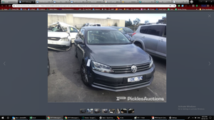 2015 VOLKSWAGEN JETTA 1B, 02/11-12/17 5C6839462D RIGHT REAR WND REG MOTOR
