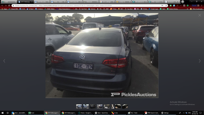 2015 VOLKSWAGEN JETTA 1B, 02/11-12/17 5C6821105A LEFT GUARD