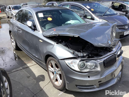 2010 BMW 1 SERIES E82/E88, COUPE/CABRIO, NON M SPORT PACKAGE, W/ PARK SENSORS TYPE, 02/08-09/13 51127208576 REAR BUMPER