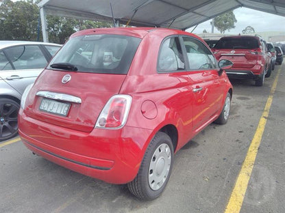 2015 FIAT 500 COLOUR CODED MOULD TYPE, NON PARK SENSOR TYPE, 03/08-09/15 71777639 REAR BUMPER