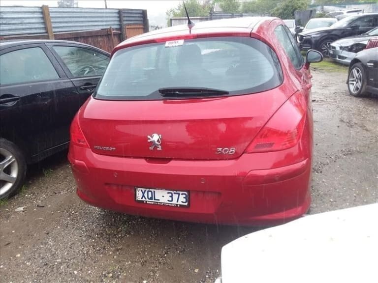 2010 PEUGEOT 308 LEFT REAR DOOR LOCK, T7, HATCH/WAGON, 09/07-12/13 9137V3 DOOR BOOT GATE LOCK