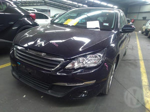 2016 PEUGEOT 308 LH FRONT, SEAT BELT ONLY, HATCH/WAGON, T9, 10/14-01/21 622192900 SEAT BELT STALK