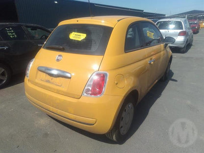 2014 FIAT 500 BLACK TYPE, 03/08- 735481651 RIGHT DOOR MIRROR