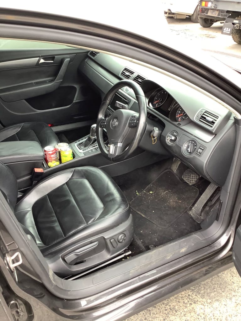 2011 VOLKSWAGEN PASSAT RIGHT REAR DOOR LOCK, 3C/MK6 B6-B7, SEDAN/WAGON, P/N 3C4839016A, 03/06-05/15 3C4839016A DOOR BOOT GATE LOCK