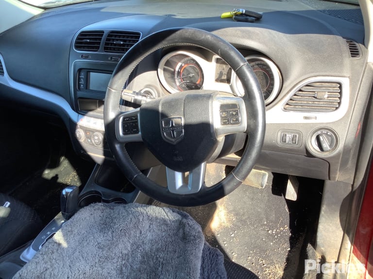 2012 DODGE JOURNEY JC, CHROME INSERT, 05/08-12/16 5067787AC LEFT HEADLAMP