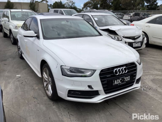 2014 AUDI A4 RH REAR, SEAT BELT ONLY, B8 8K, SEDAN, 02/08-01/16  SEAT BELT STALK