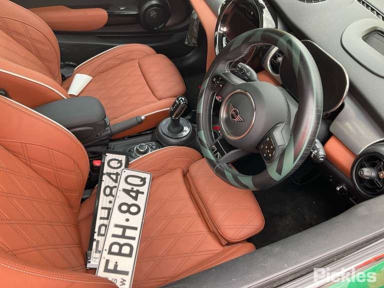 2023 MINI COOPER RH REAR, SEAT BELT ONLY, F55/F56, 04/14-  SEAT BELT STALK