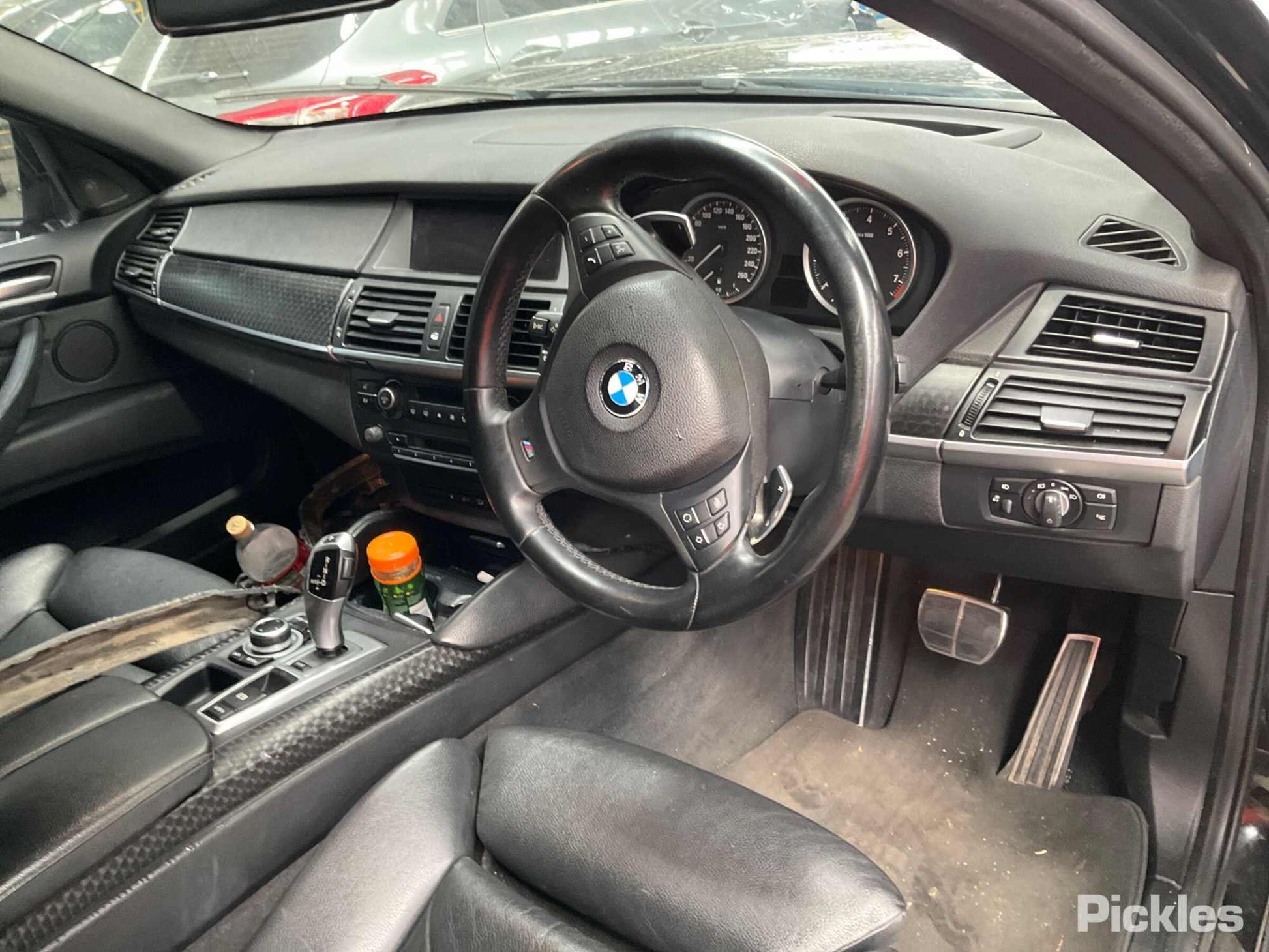 2013 BMW X6 STEERING WHEEL, E71, 07/08-05/14 32306884666 RIGHT AIRBAG