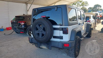 2015 JEEP WRANGLER RH REAR, SEAT BELT ONLY, 4DR TYPE, JK, 11/10-07/18  SEAT BELT STALK