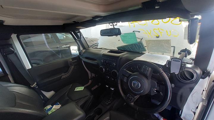 2015 JEEP WRANGLER RH REAR, SEAT BELT ONLY, 4DR TYPE, JK, 11/10-07/18  SEAT BELT STALK