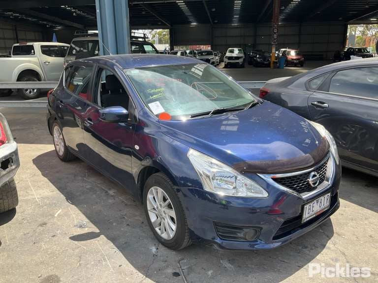 2014 NISSAN PULSAR C12, RH SIDE, NON LAMP TYPE, HATCH, 05/13-12/16  SUNVISOR