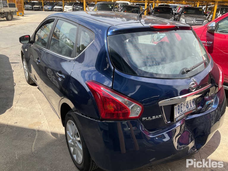 2014 NISSAN PULSAR C12, RH SIDE, NON LAMP TYPE, HATCH, 05/13-12/16  SUNVISOR