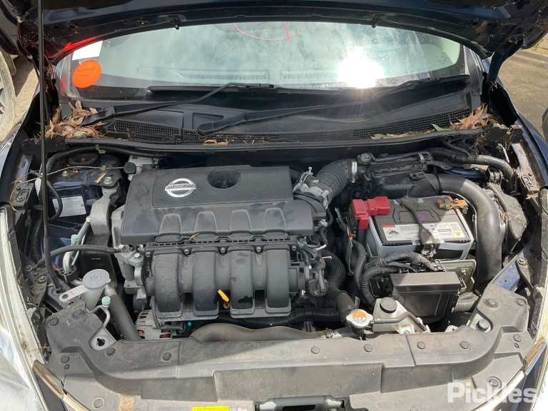 2014 NISSAN PULSAR C12, RH SIDE, NON LAMP TYPE, HATCH, 05/13-12/16  SUNVISOR