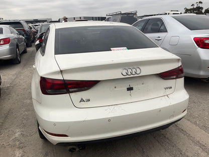 2014 AUDI A3 LH REAR, SEAT BELT ONLY, HATCH, 8V, 03/13-10/20  SEAT BELT STALK