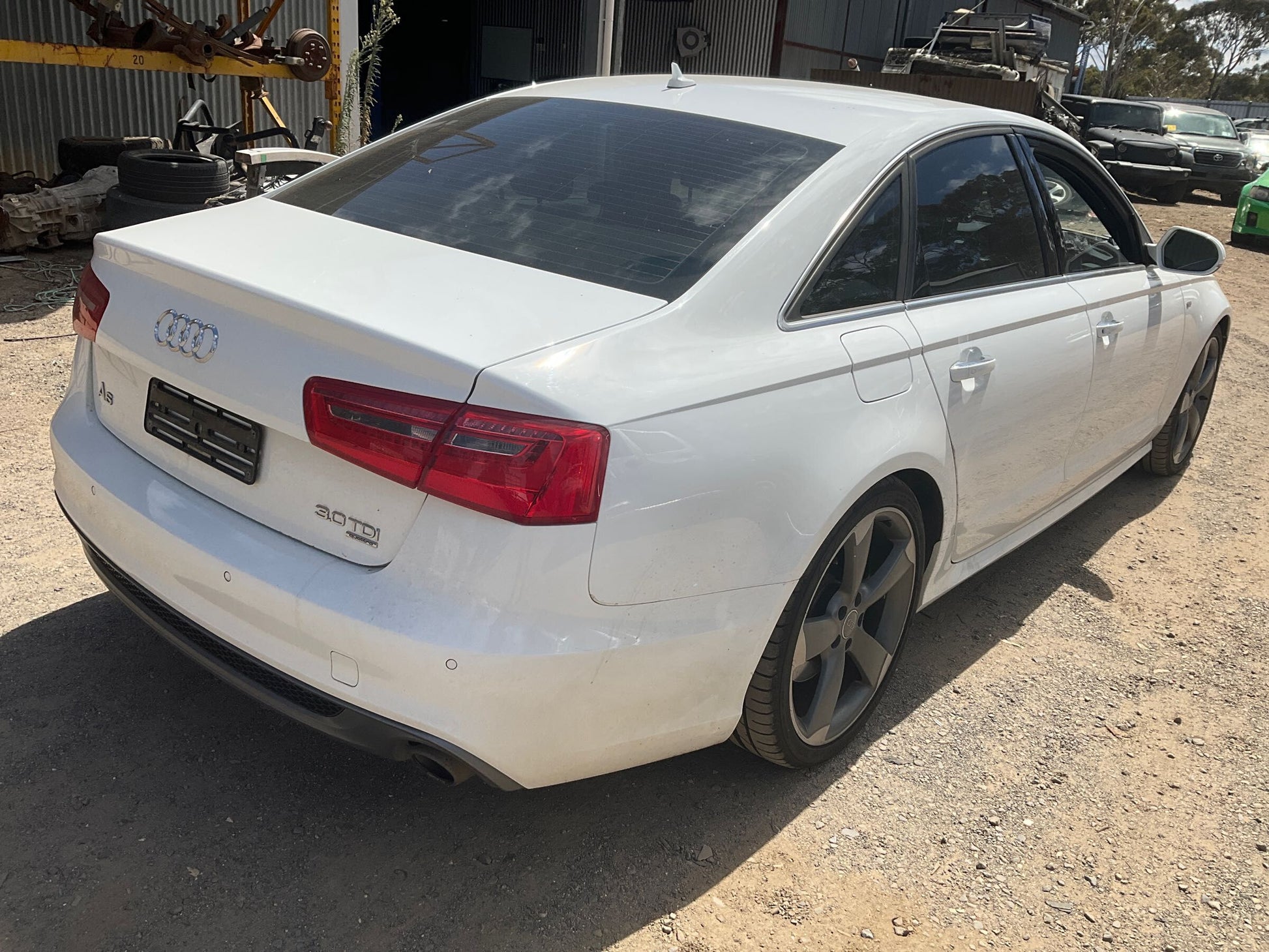 2011 AUDI A6 DUAL FAN ASSY, 3.0 DIESEL, 4G/C7, 04/11-06/18 4H0959455AD/4H0959455AE FAN