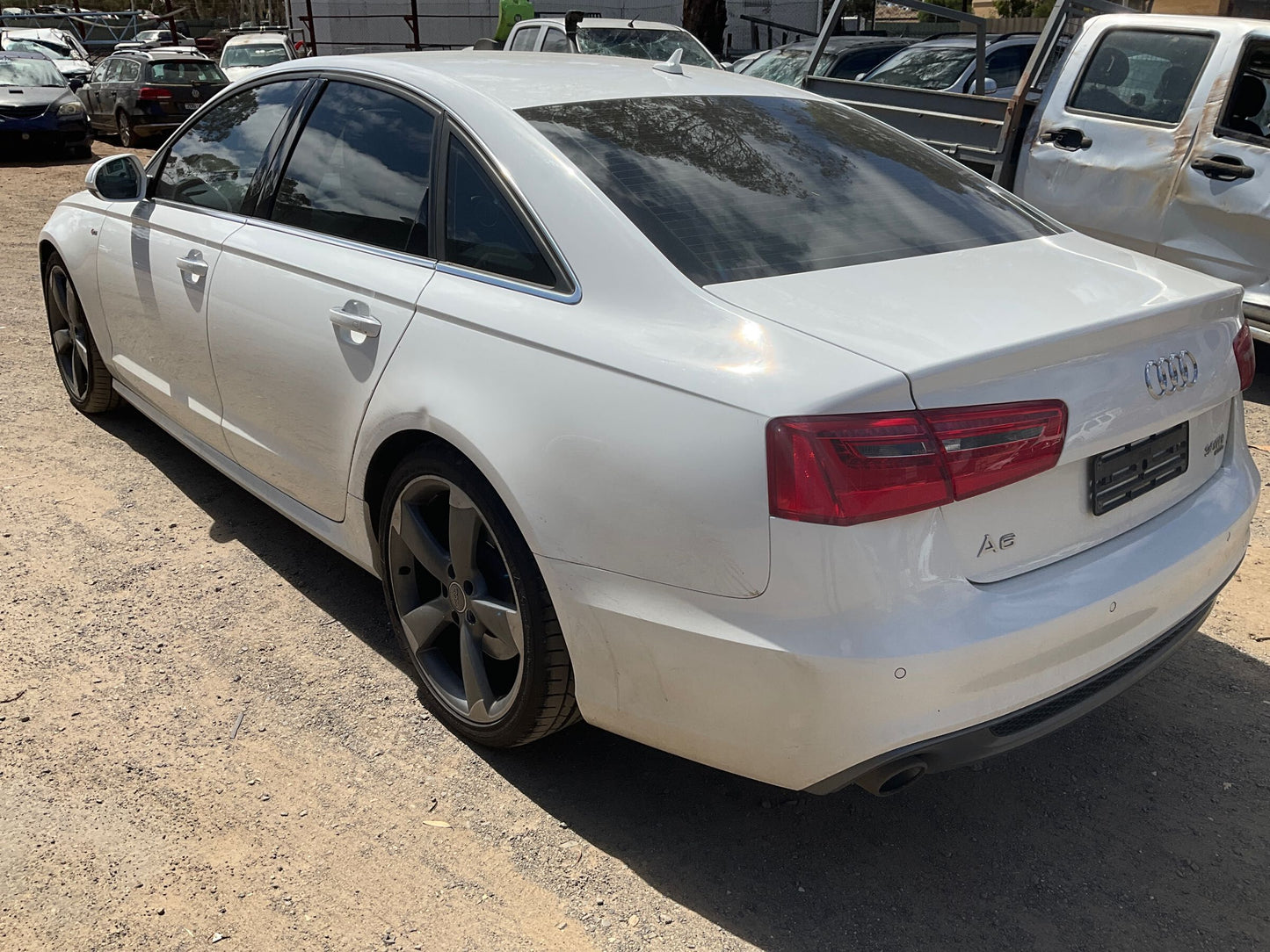 2011 AUDI A6 DUAL FAN ASSY, 3.0 DIESEL, 4G/C7, 04/11-06/18 4H0959455AD/4H0959455AE FAN