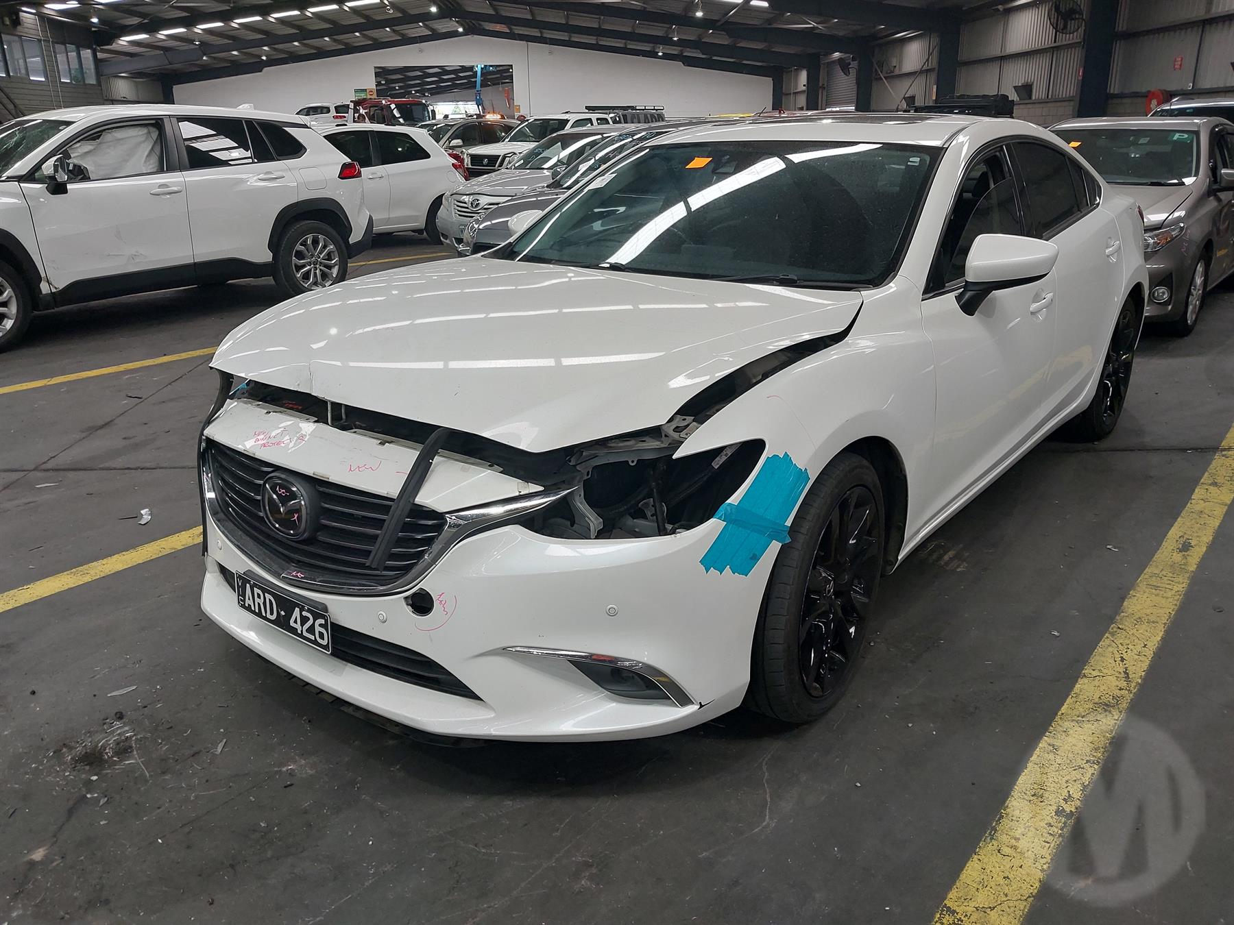 2015 MAZDA 6 BLIND SPOT MONITOR SENSOR (RH REAR BEHIND BUMPER),  GJ-GL, 11/12-02/18  REVERSE CAMERA