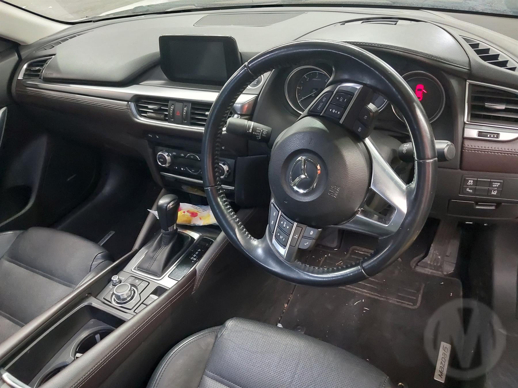 2015 MAZDA 6 RH FRONT, SEAT BELT ONLY, GJ-GL, 11/12-  SEAT BELT STALK