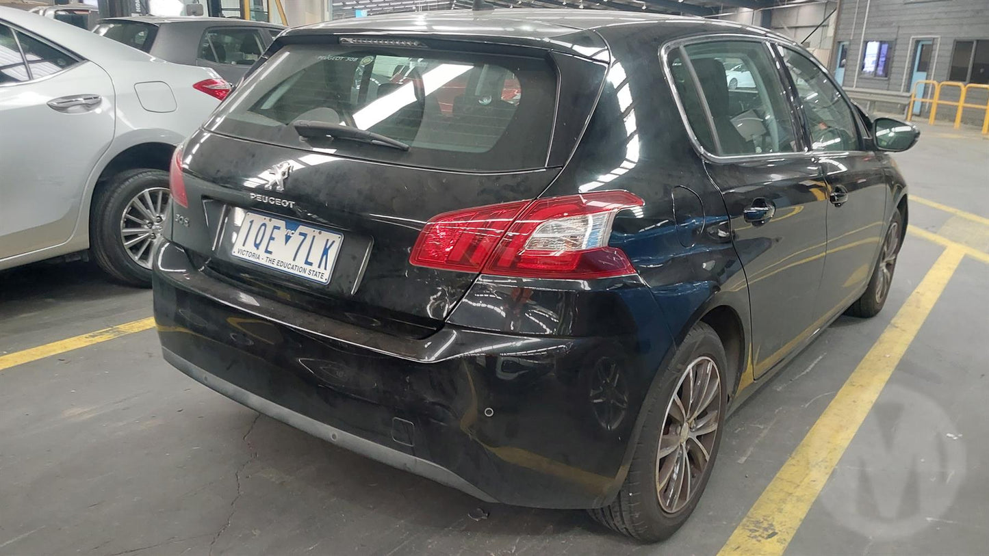 2015 PEUGEOT 308 AUTO, PETROL, 1.2, TURBO, T9, VIN VF3L*HNY, 10/14-01/21  TRANS GEARBOX