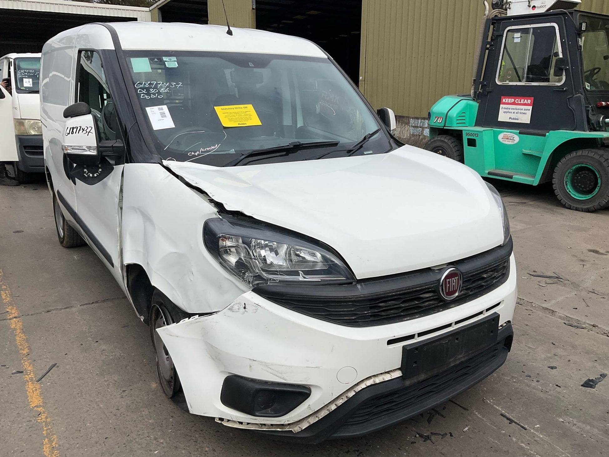 2019 FIAT DOBLO 263, 12/14-12/20 52077974 STEERING BOX RACK