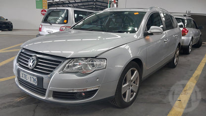 2010 VOLKSWAGEN PASSAT 3C/MK6 B6, WAGON, W/ PARK SENSOR TYPE, 03/06-09/10 3C9807417E REAR BUMPER