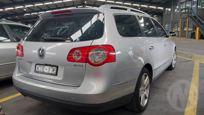 2010 VOLKSWAGEN PASSAT 3C/MK6 B6, WAGON, W/ PARK SENSOR TYPE, 03/06-09/10 3C9807417E REAR BUMPER