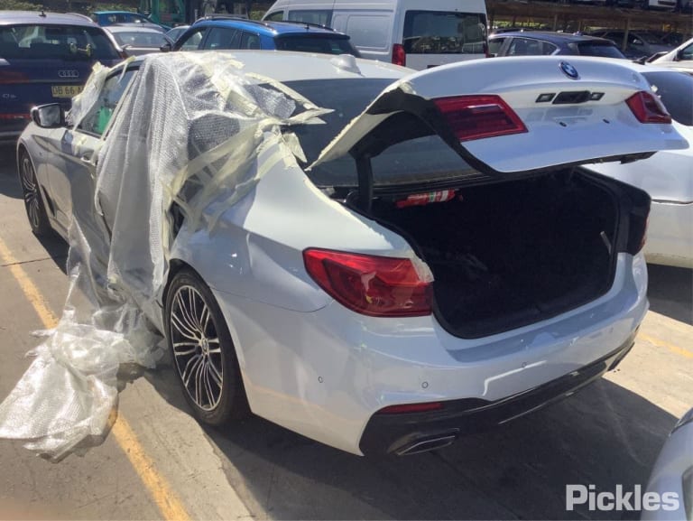 2020 BMW 5 SERIES G30/G31, SEDAN/WAGON, BODY COLOURED, W/ LANE CHANGE, W/ AUTO DIP TYPE, 03/17- 51167485263 LEFT DOOR MIRROR