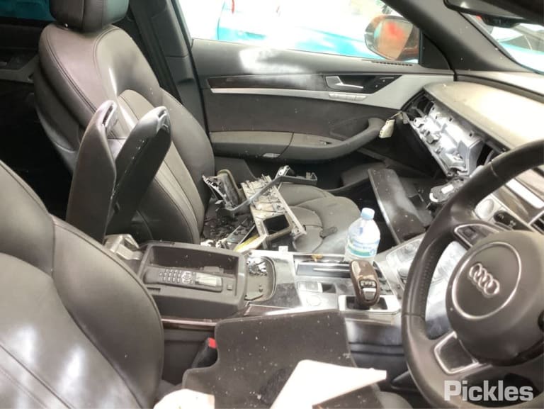 2014 AUDI A8 D4, 08/10-06/17 4H0857511 INTERIOR MIRROR