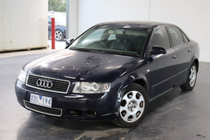 2004 AUDI A4 B6, SEDAN/WAGON, MANUAL FOLDING TYPE, 07/01-02/05 8E2858531AA LEFT DOOR MIRROR