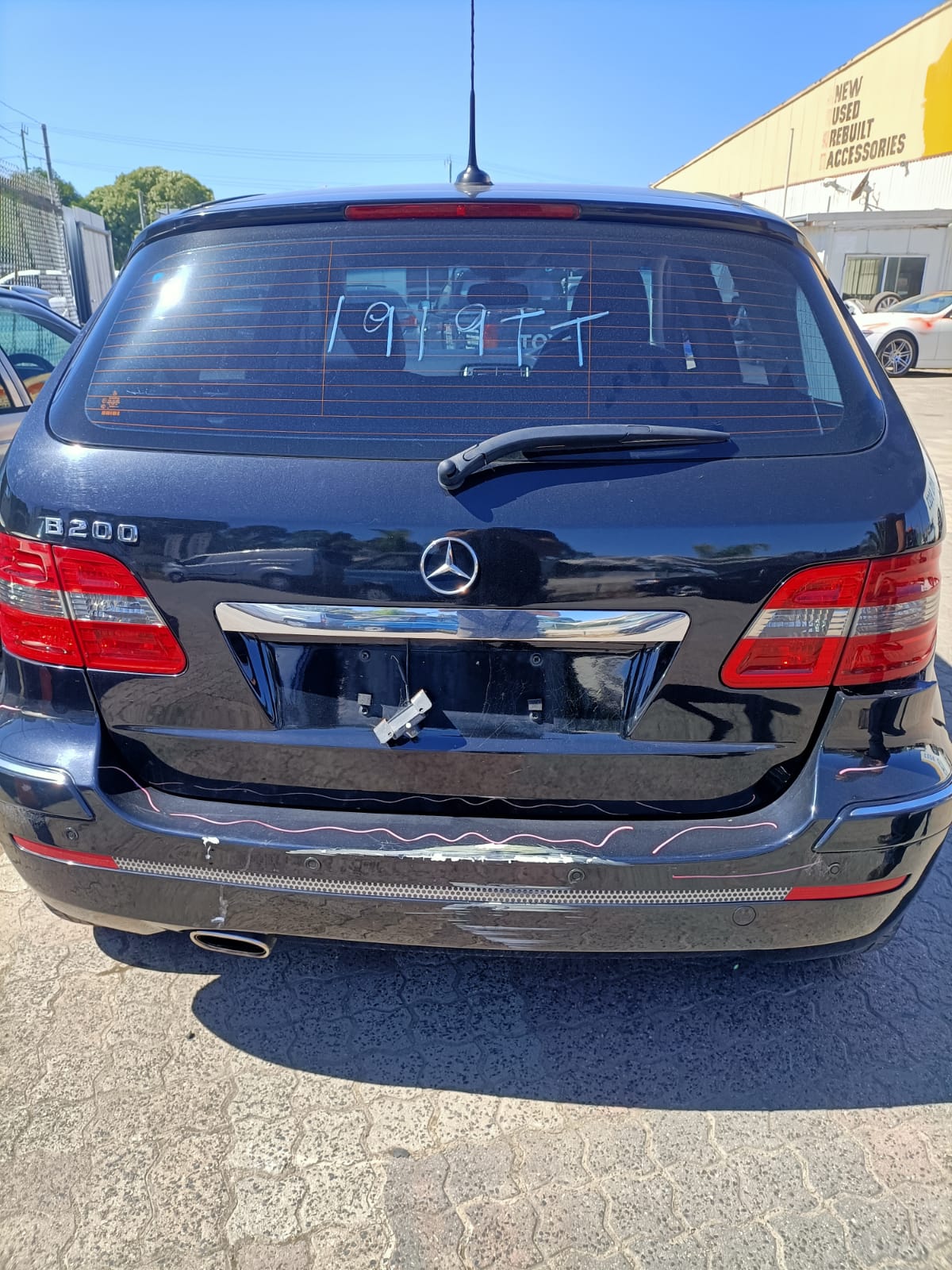 2007 MERCEDES B CLASS W245, 11/05-06/11 A1698202364 LEFT TAILLIGHT