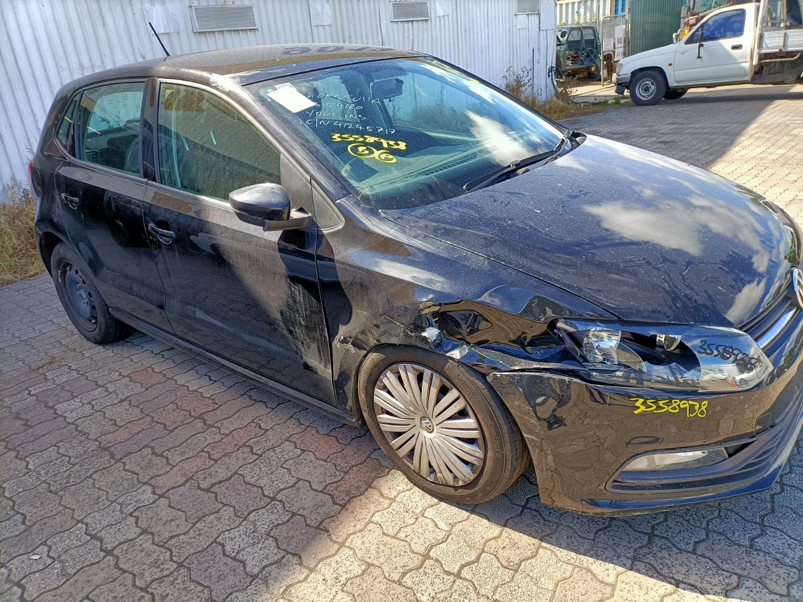 2015 VOLKSWAGEN POLO 6R, PAIR, 05/10-09/17 6R0857551K  6R0857552AL SUNVISOR