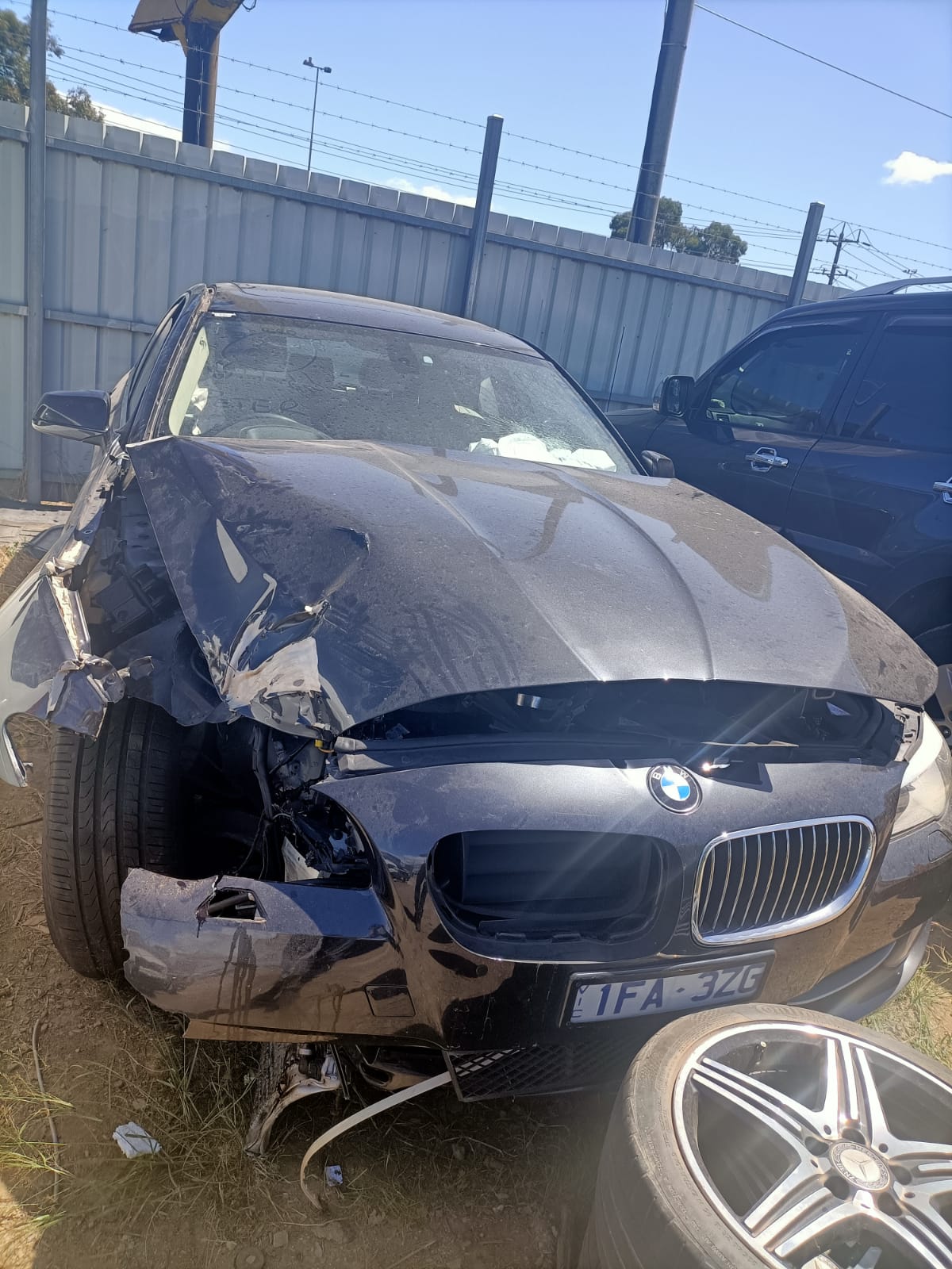 2012 BMW 5 SERIES F10/F11, SEDAN/WAGON, 05/10-01/17 41007206107 LEFT FRONT DOOR