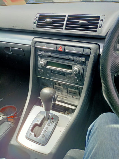 2006 AUDI A4 LH FRONT, SEAT BELT ONLY, BLACK, B7, 08/04-07/09 8E0857705F SEAT BELT STALK