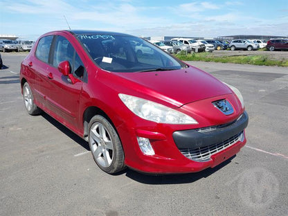 2008 PEUGEOT 308 RIGHT FRONT DOOR LOCK, T7, HATCH/WAGON, 09/07-12/13 9136CY DOOR BOOT GATE LOCK