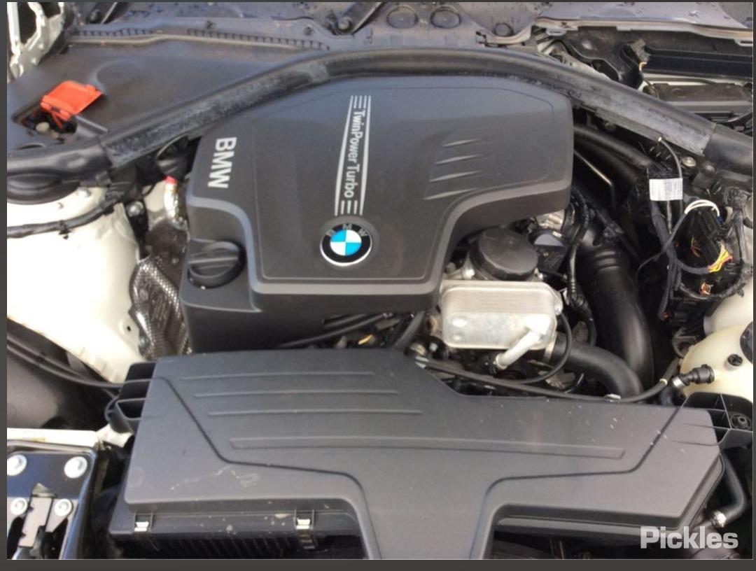2012 BMW 3 SERIES RH FRONT, SEAT BELT ONLY, F30, SEDAN, 11/11-02/19 72117383318 SEAT BELT STALK