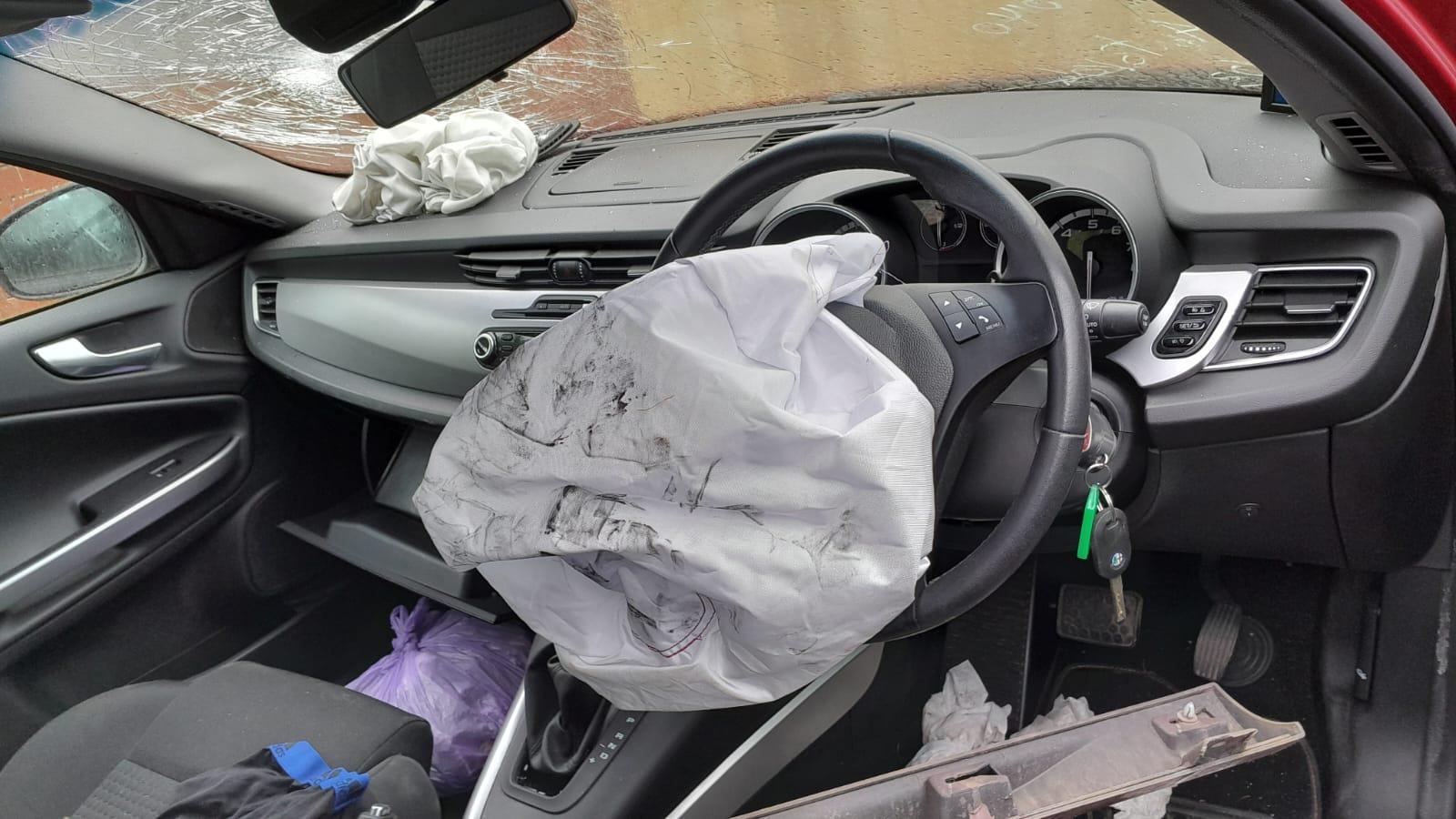 2014 ALFA ROMEO GIULIETTA CLOCKSPRING***USE COMBINATION SWITCH PART TYPE*** 156148408 AIRBAG MODULE SENSOR