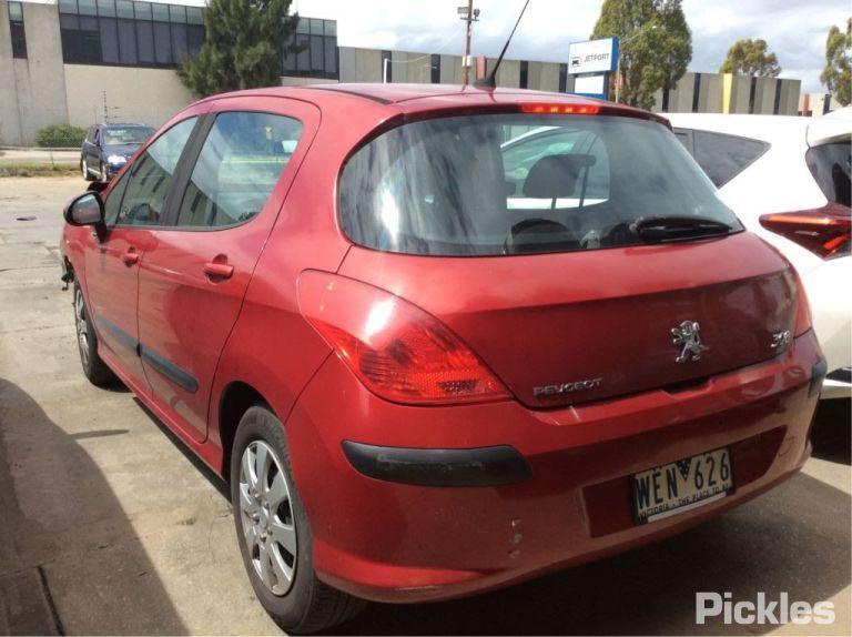 2008 PEUGEOT 308 T7, HATCH, 06/07-12/13 6350CW LEFT TAILLIGHT