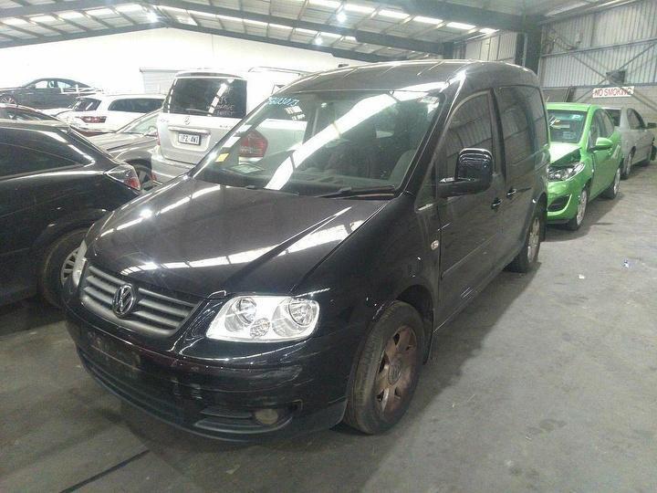 2007 VOLKSWAGEN CADDY 2K, COLOUR CODED, NON PARK SENSOR TYPE, 12/04-08/10 2K0807417H REAR BUMPER