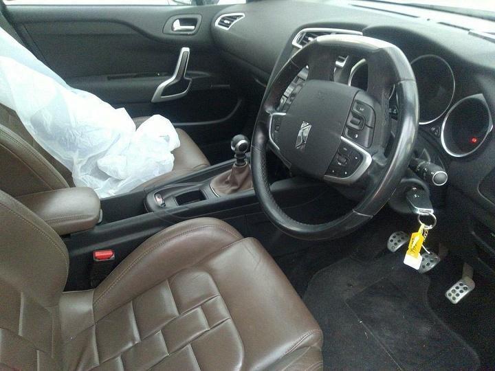2012 CITROEN DS4 LH FRONT, SEAT BELT ONLY, 02/12-12/16  SEAT BELT STALK