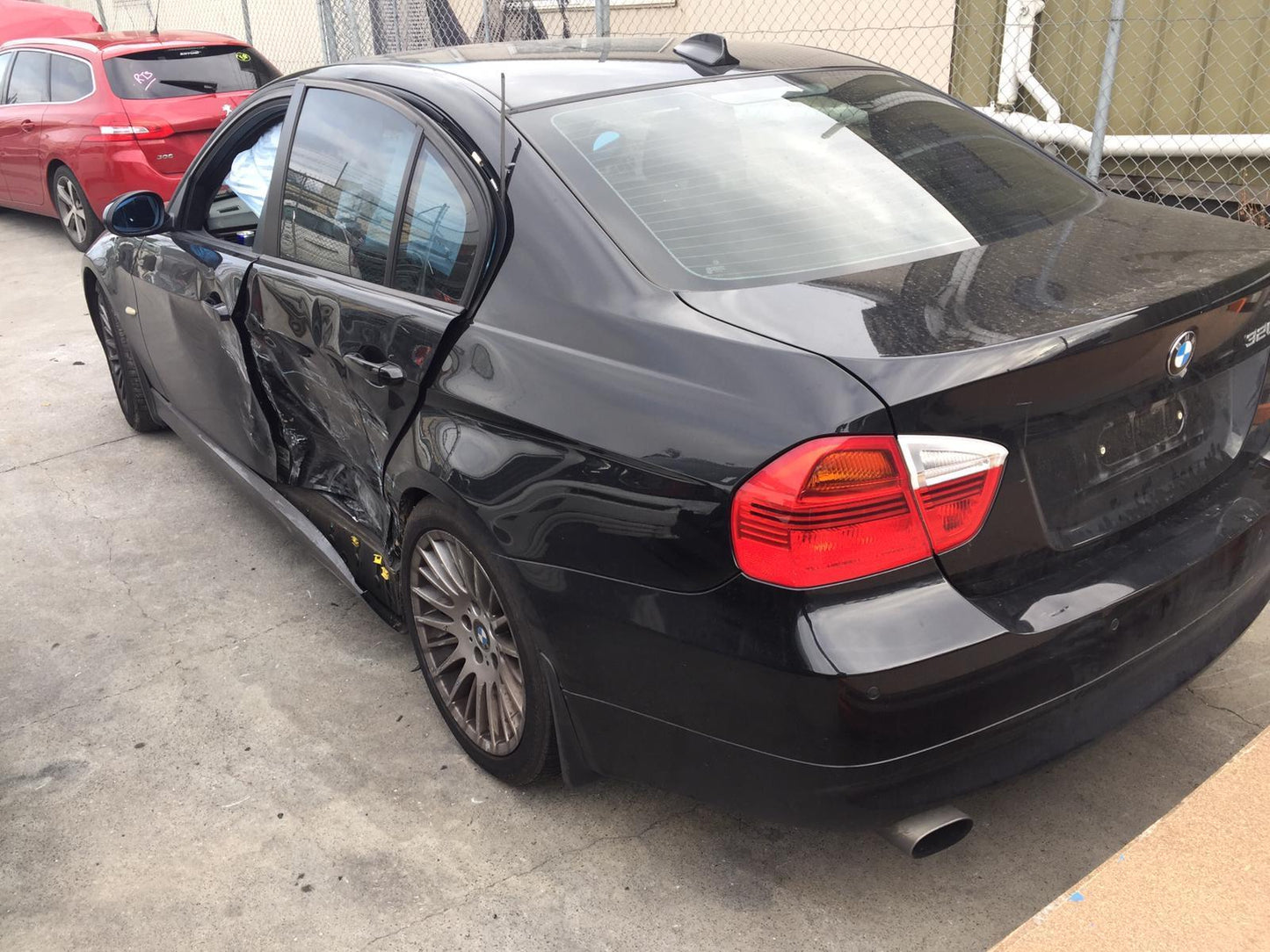 2008 BMW 3 SERIES RH REAR, ASSY (BELT AND STALK), E90, 03/05-01/12 72119138233 SEAT BELT STALK