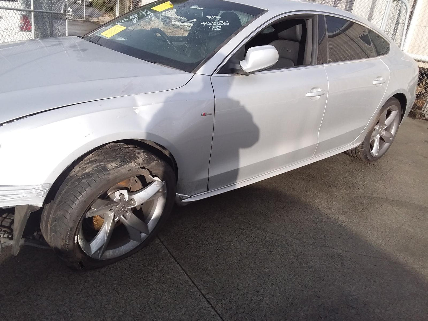 2011 AUDI A5/S5 DASH, 8F/8T, CABRIO/COUPE/HATCH, 10/07-08/11 F8T0880204G  LEFT AIRBAG