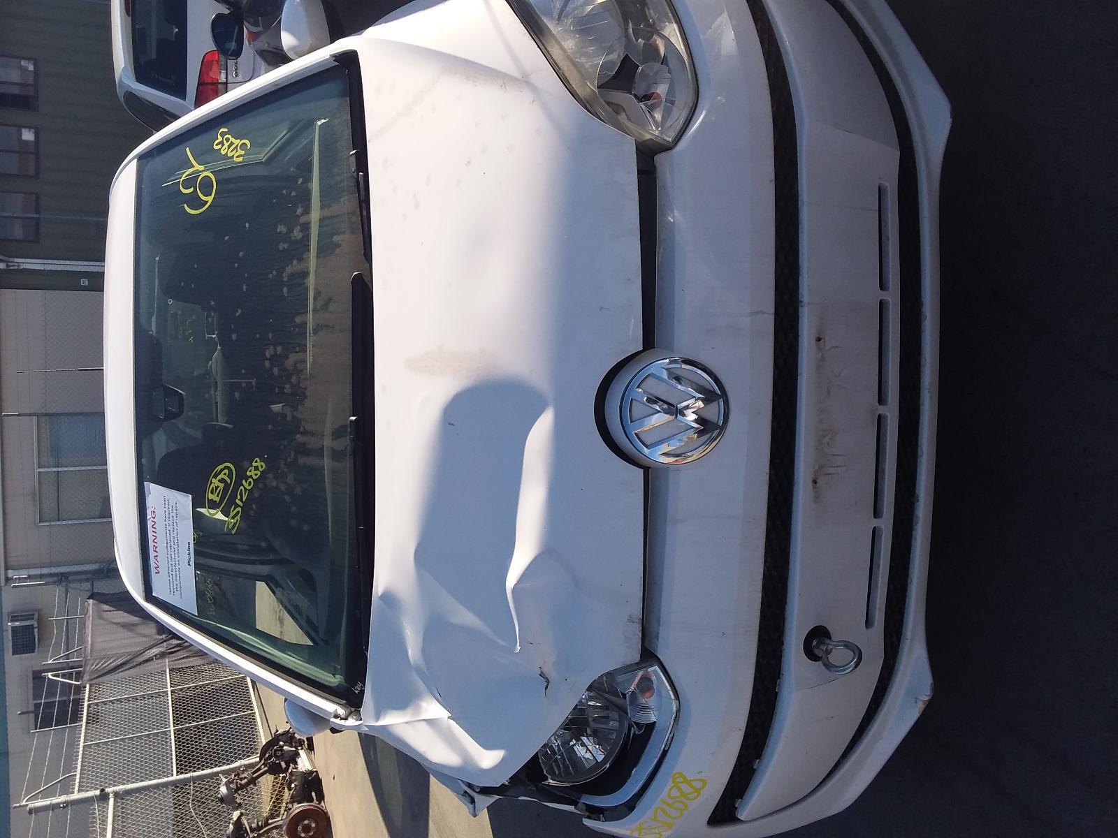 2013 VOLKSWAGEN UP BUMPER BAR, W/ PARK SENSOR TYPE, 12/11-12/14 1S6807421P REAR BUMPER