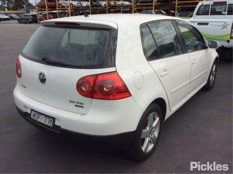 2008 VOLKSWAGEN GOLF RH REAR, SEAT BELT ONLY, GEN 5, 07/04-02/09 1K6857806N SEAT BELT STALK