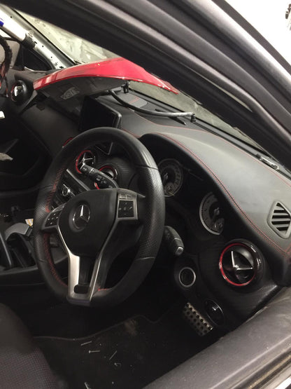 2013 MERCEDES A CLASS W176, AIRBAG BADGE TYPE, 03/13-03/18 A1724601803 STEERING WHEEL