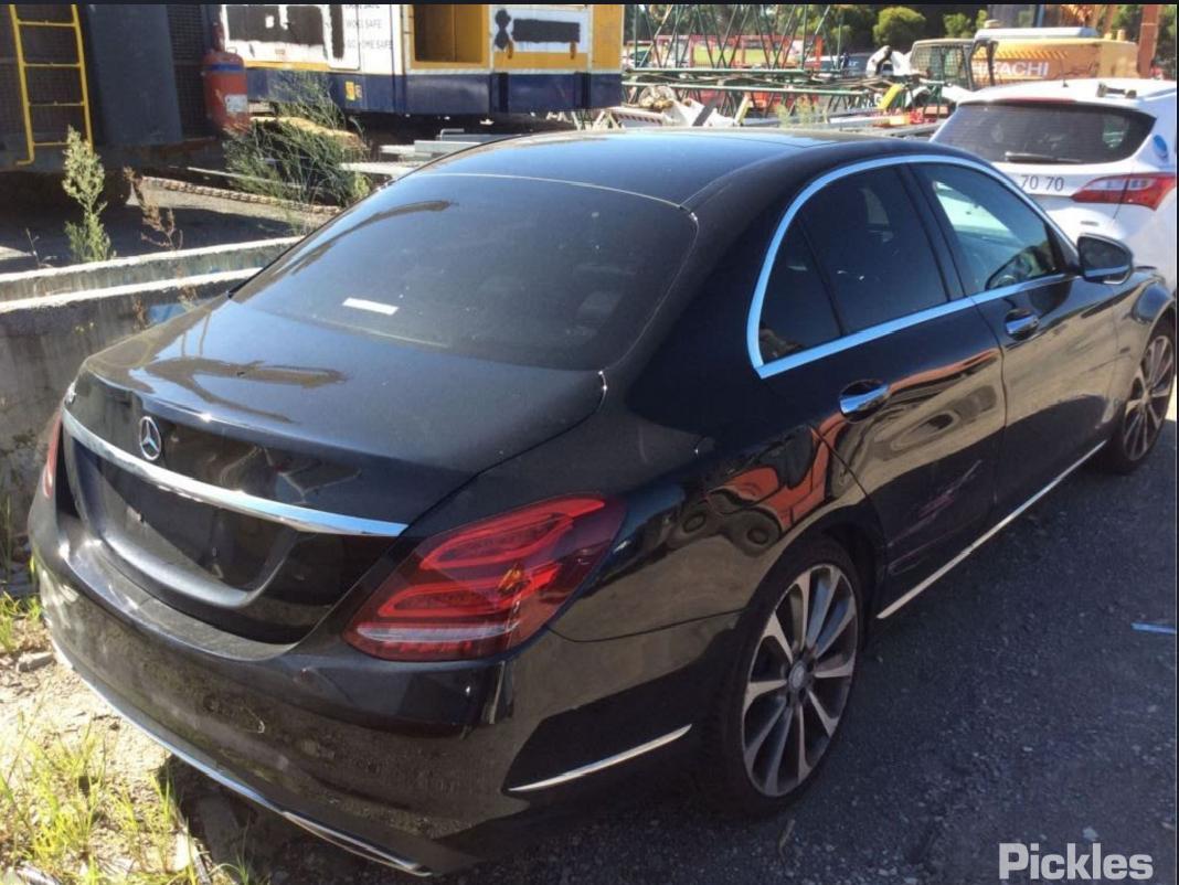 2015 MERCEDES C CLASS SIDE SEAT-REAR, S205, WAGON, 08/14-09/21 A2058600802 LEFT AIRBAG
