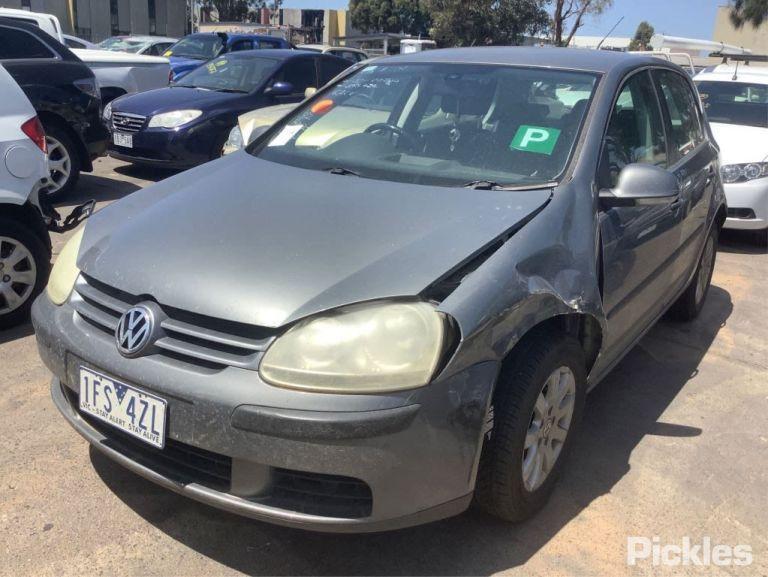 2007 VOLKSWAGEN GOLF AIR CLEANER, GEN 5, 2.0, DIESEL, BKD CODE, 07/04-02/09 3C0129607AQ AIR CLEANER BOX