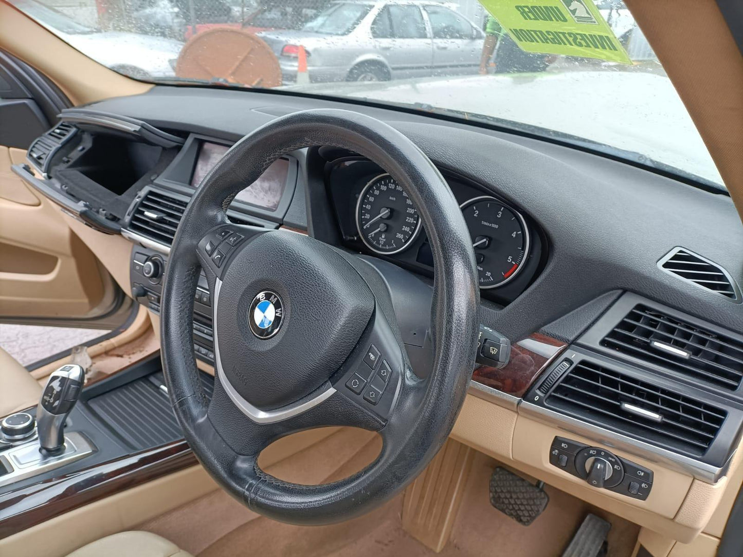 2010 BMW X5 HEADLAMP SWITCH, W/FOG LAMP, NON HEIGHT ADJUST TYPE, E70, 03/07-08/13 61319134725 COMBINATION SWITCH